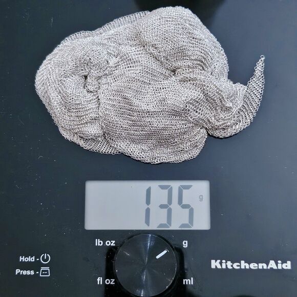 $6000++ Tiffany & Co. Elsa Peretti Mesh Scarf Sterling Silver Necklace 41 in. - Picture 7 of 9